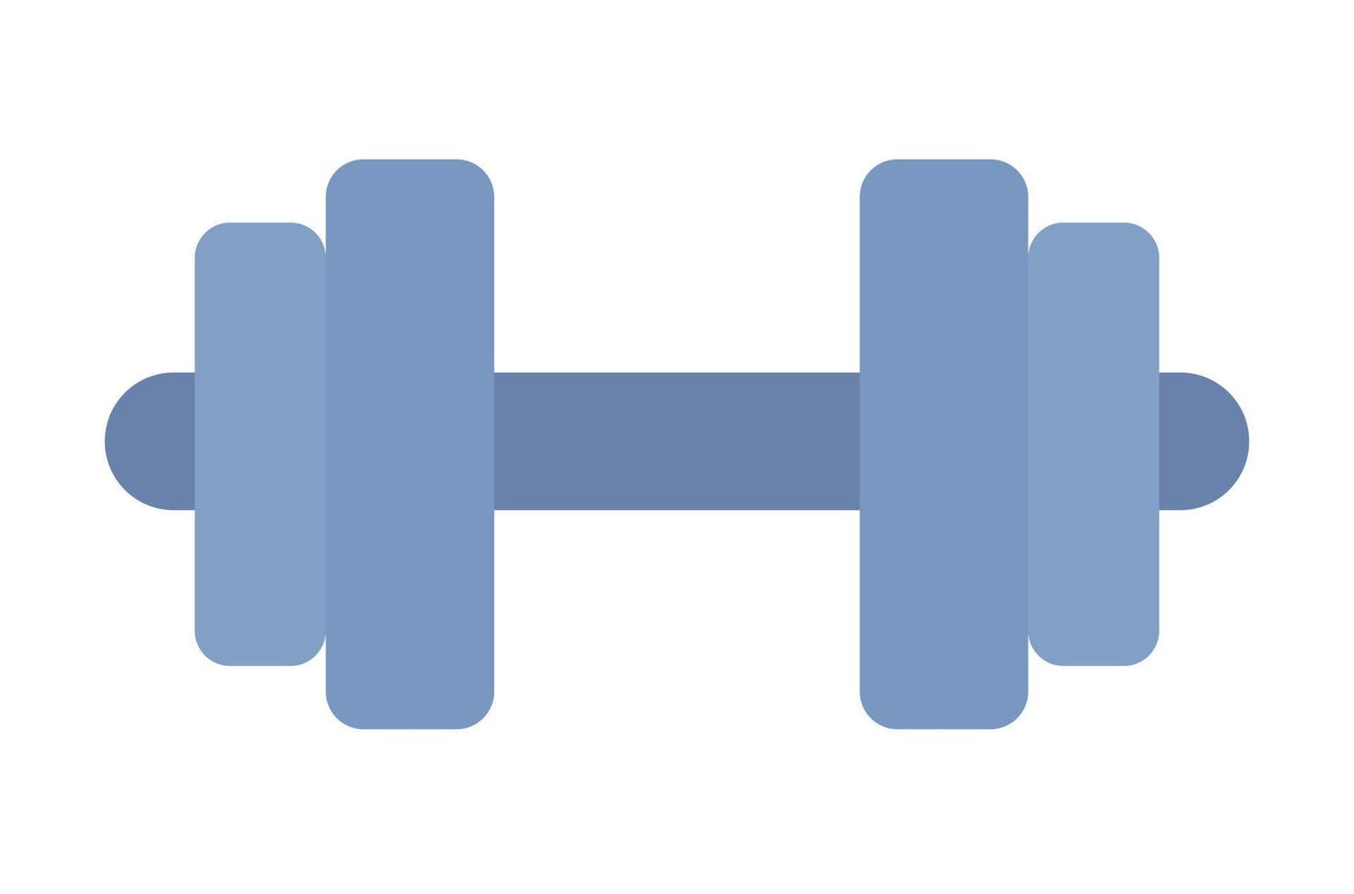 haltere ícone. ginástica ferramenta. esporte conceito. vetor plano ilustração