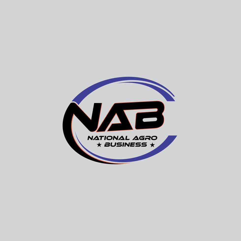 nab logotipo para companhia vetor