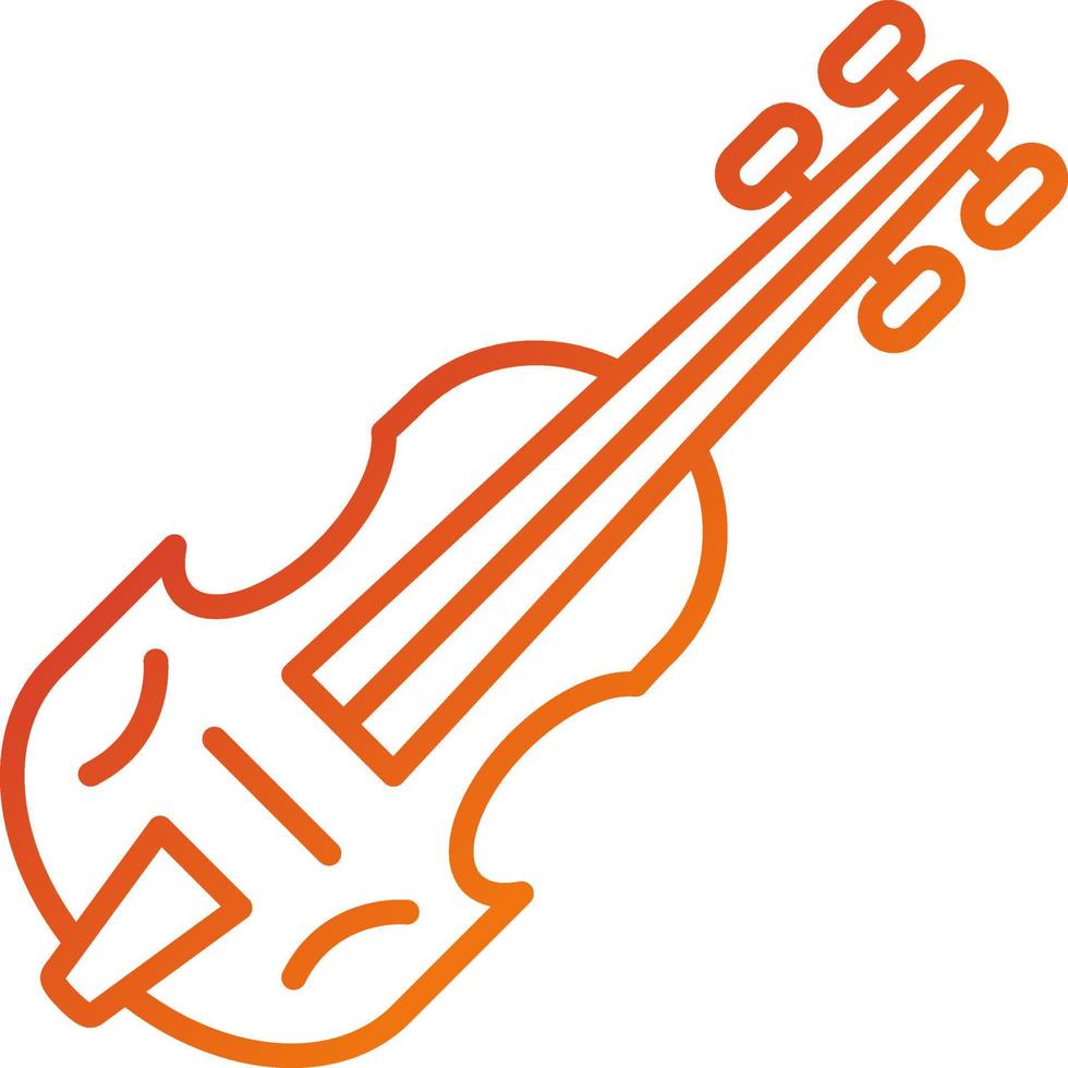 violino ícone estilo vetor