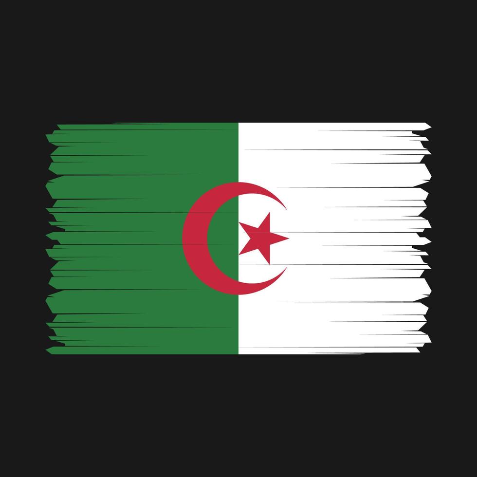 Argélia bandeira vetor ilustração