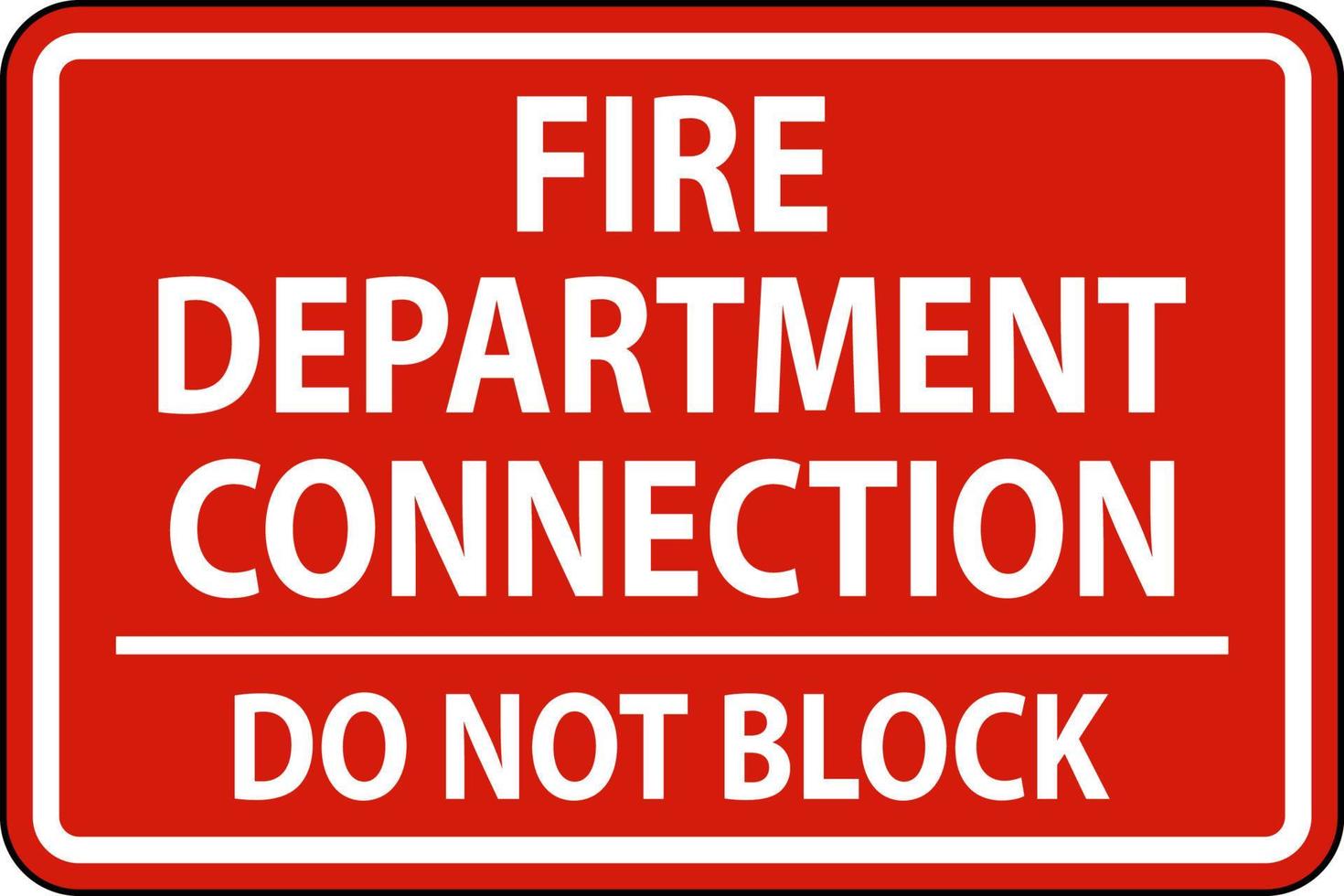 fogo departamento conexão placa em branco fundo vetor