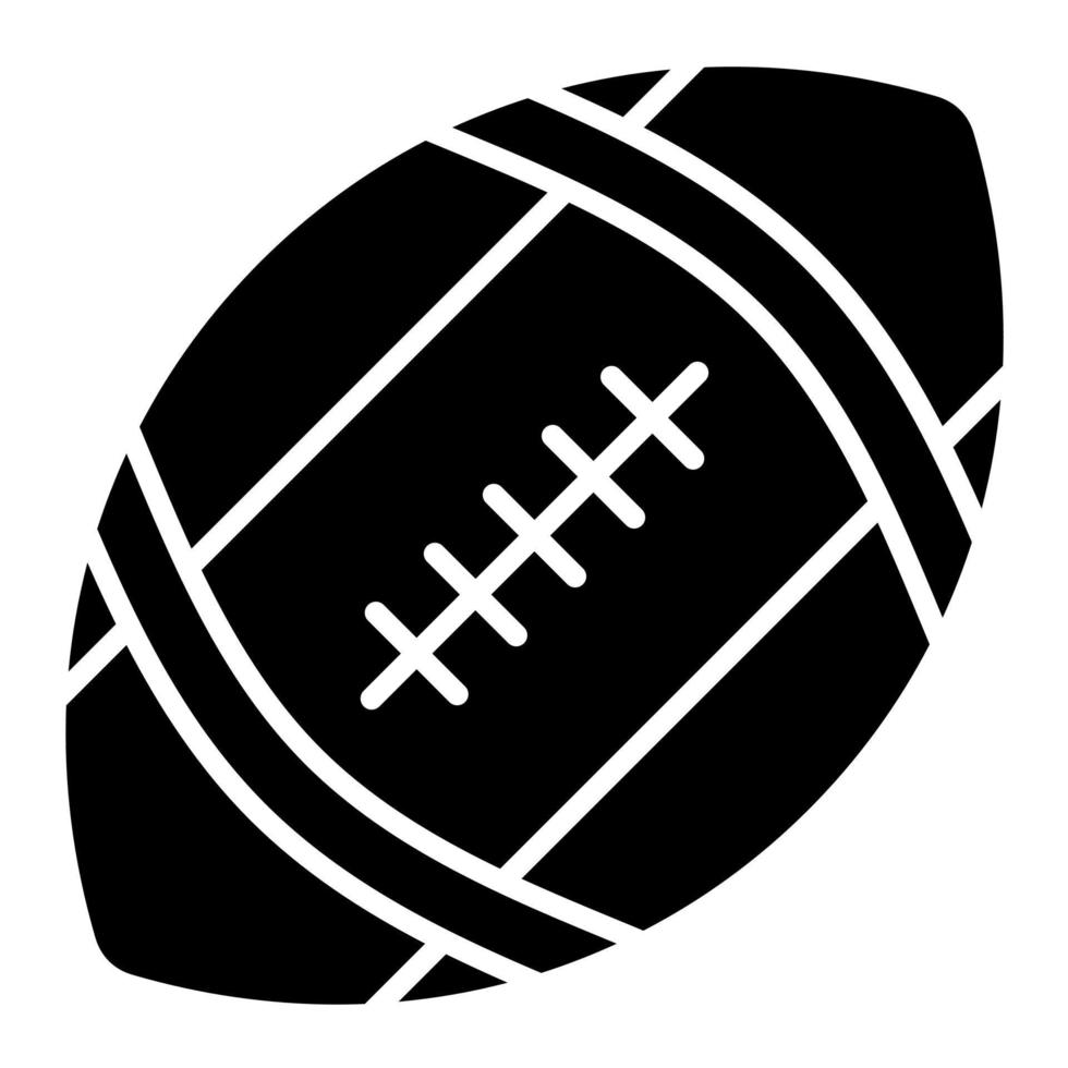 ícone de vetor de futebol americano