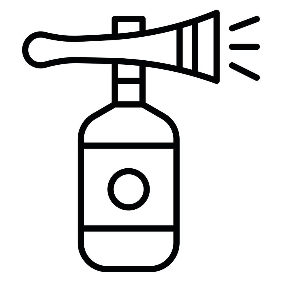 ícone de vetor de buzina de ar