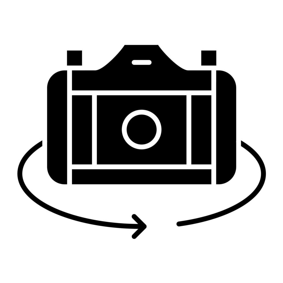 ícone de vetor de câmera frontal