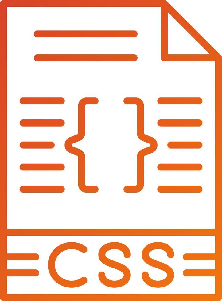 estilo de ícone css vetor