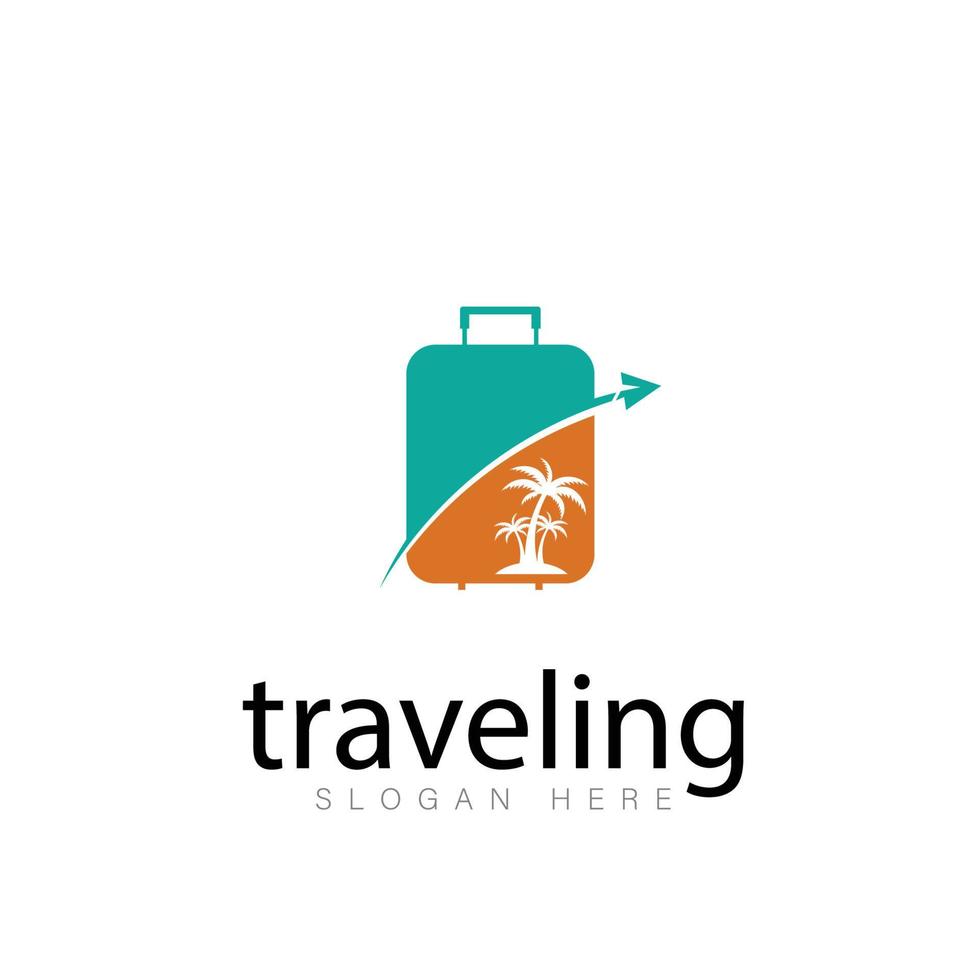 viajando vetor viagem logotipo Projeto