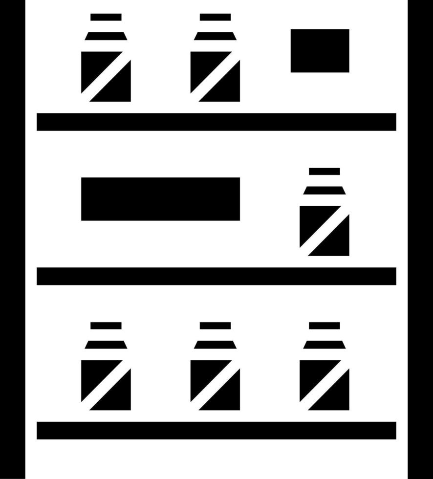 no estilo do ícone de disponibilidade de prateleira vetor