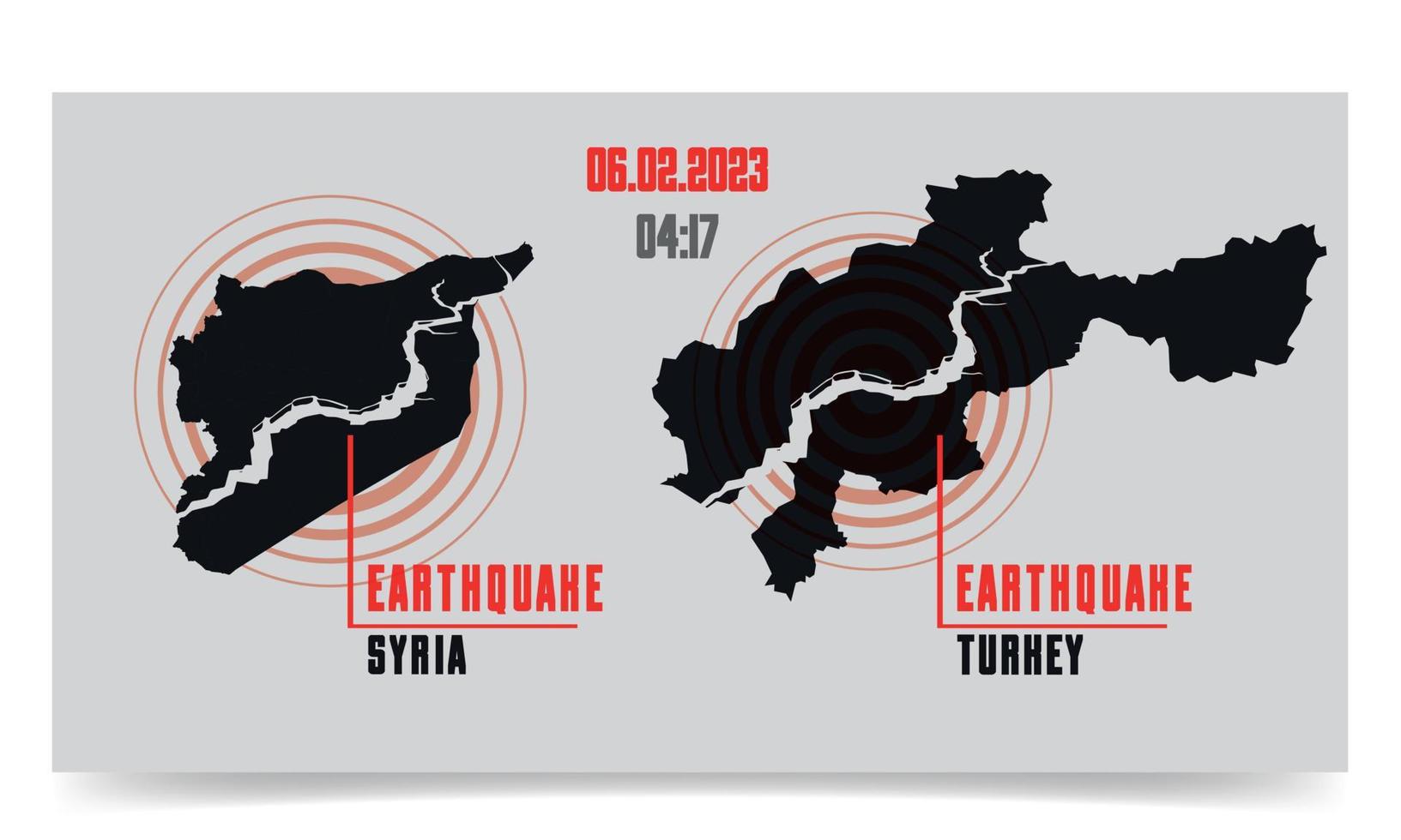 tremor de terra Peru e síria2 vetor