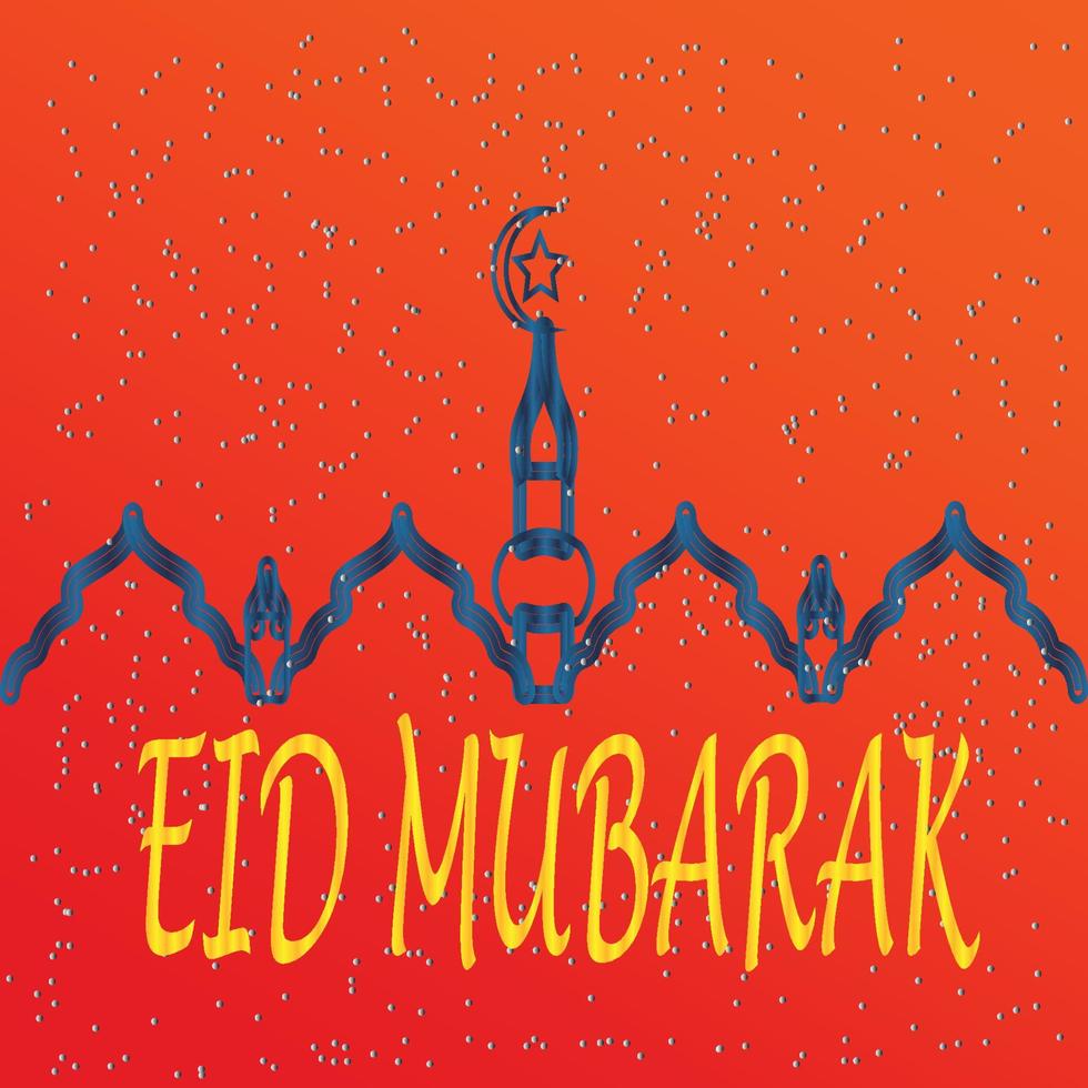 eid Mubarak saudações fundo, elegante elemento para Projeto modelo, uma Lugar, colocar para texto cumprimento cartão, e bandeira para Ramadã kareem. vetor