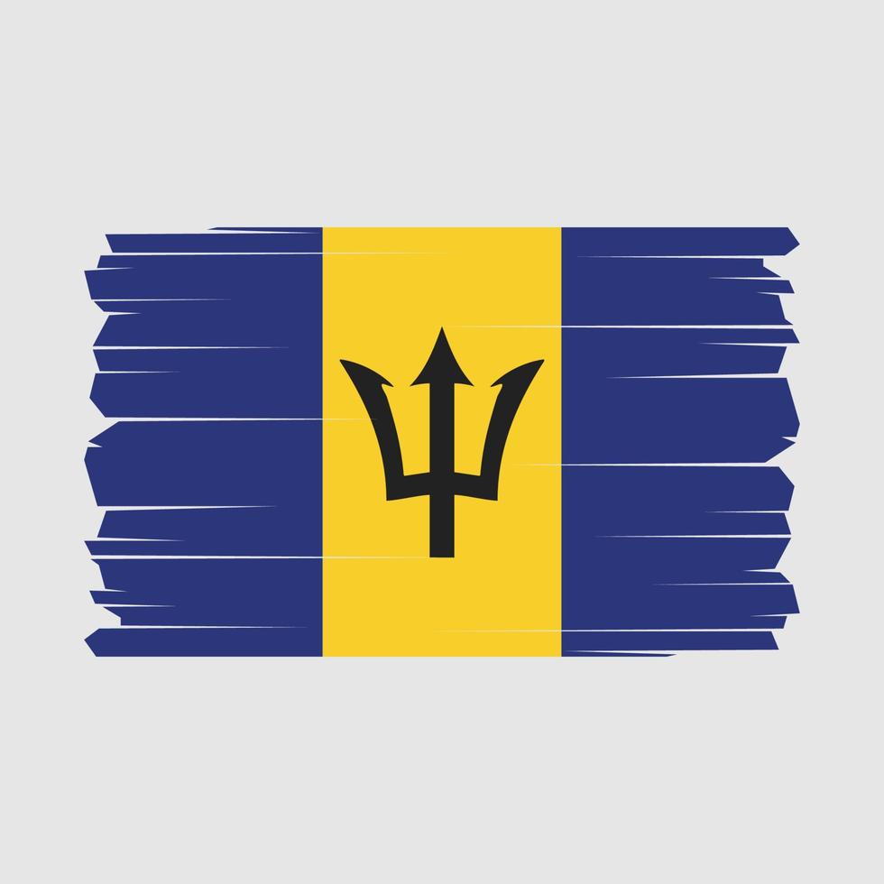 barbados bandeira vetor ilustração