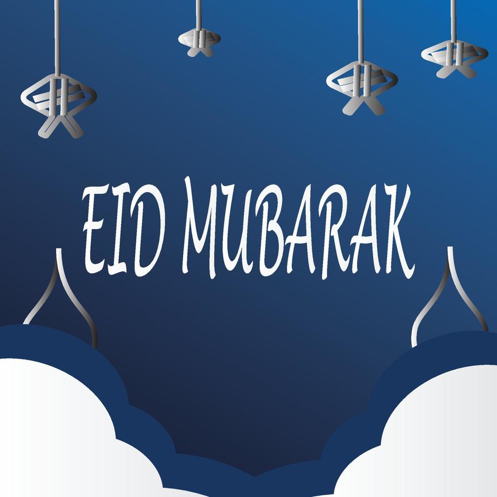 eid Mubarak saudações fundo, elegante elemento para Projeto modelo, uma Lugar, colocar para texto cumprimento cartão, e bandeira para Ramadã kareem. vetor