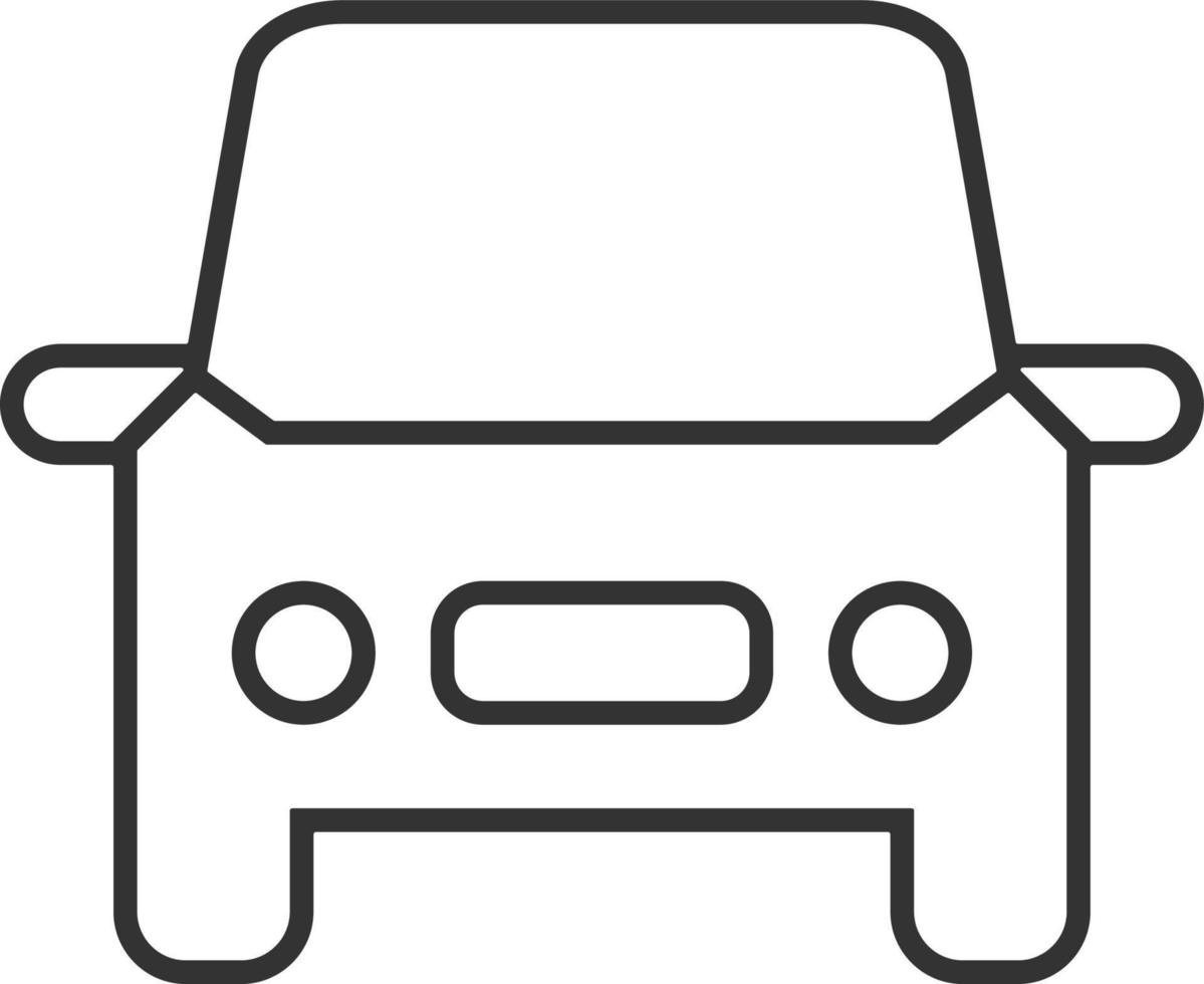 carro, auto linha ícone. simples, moderno plano vetor ilustração para Móvel aplicativo, local na rede Internet ou Área de Trabalho aplicativo em cinzento fundo