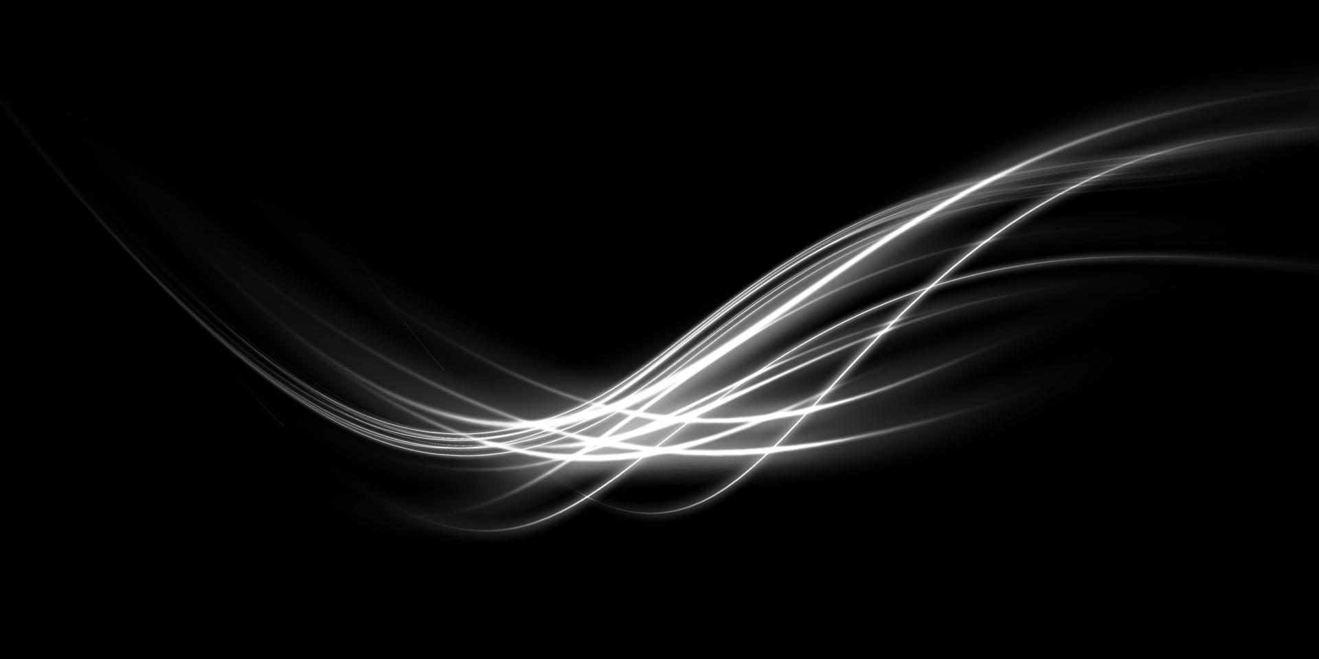 Magia espiral com brilhos. branco luz efeito. brilhar partículas com linhas. redemoinho efeito. vetor