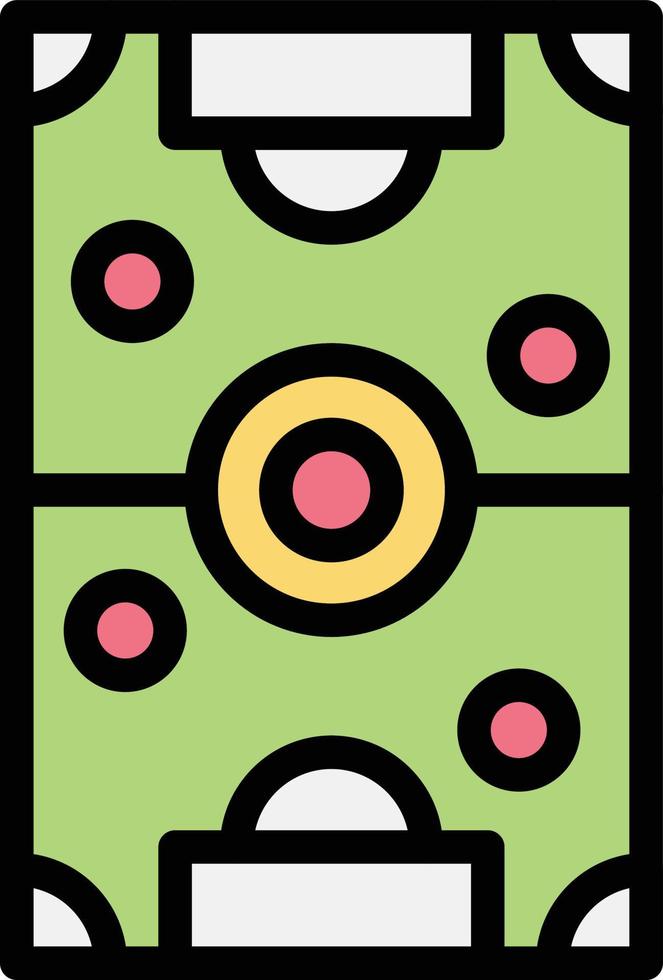 ilustração de design de ícone de vetor de campo de futebol
