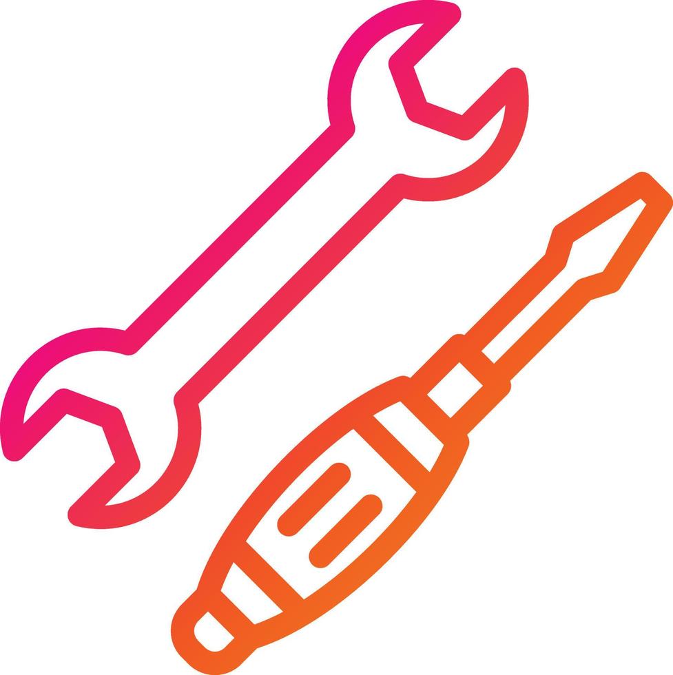 ilustração de design de ícone de vetor de ferramentas