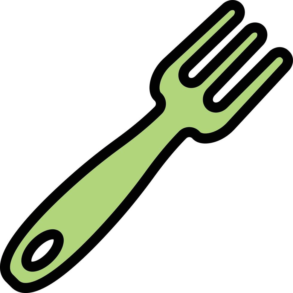 ilustração de design de ícone de vetor de garfo