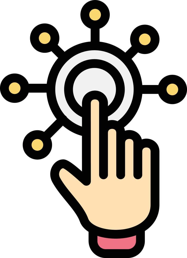 ilustração de design de ícone de vetor de interatividade