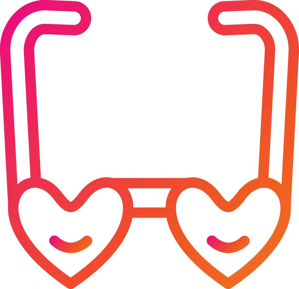 ilustração de design de ícone de vetor de óculos