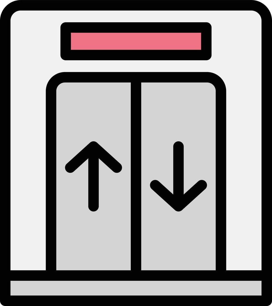 ilustração de design de ícone de vetor de elevador