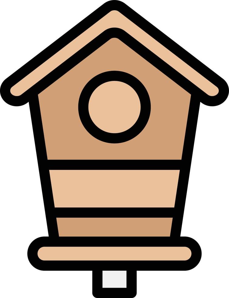 ilustração de design de ícone de vetor de casa de pássaro