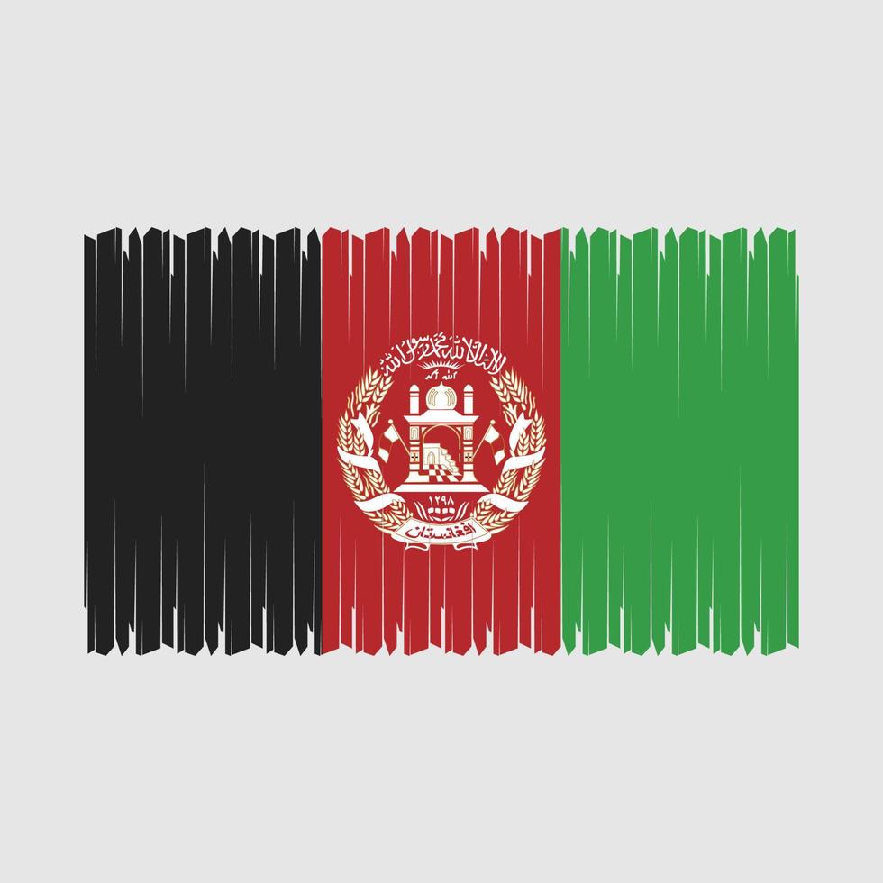 Afeganistão bandeira vetor ilustração