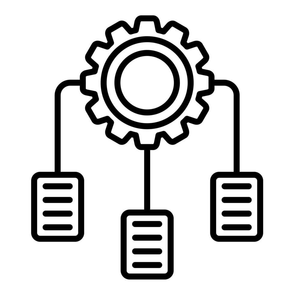 Programas definiram trabalho em rede vetor ícone