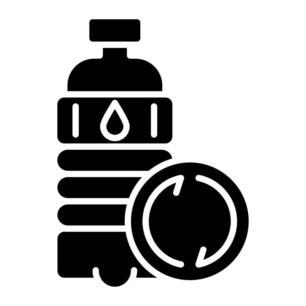 reutilizável garrafa vetor ícone