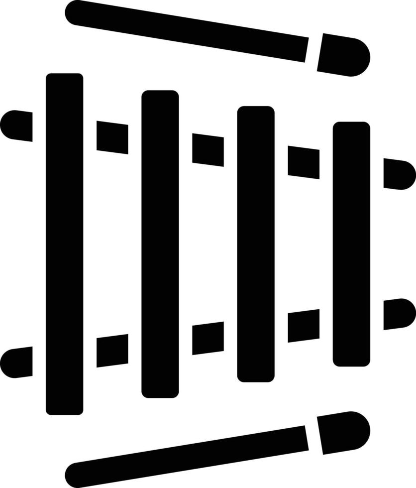 ilustração de design de ícone de vetor de xilofone