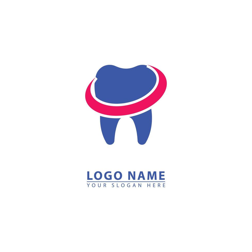 dental saúde clínica vetor logotipo ícone.