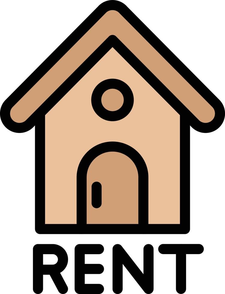 ilustração de design de ícone de vetor de aluguel