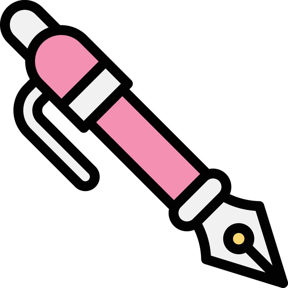 ilustração de design de ícone de vetor de caneta