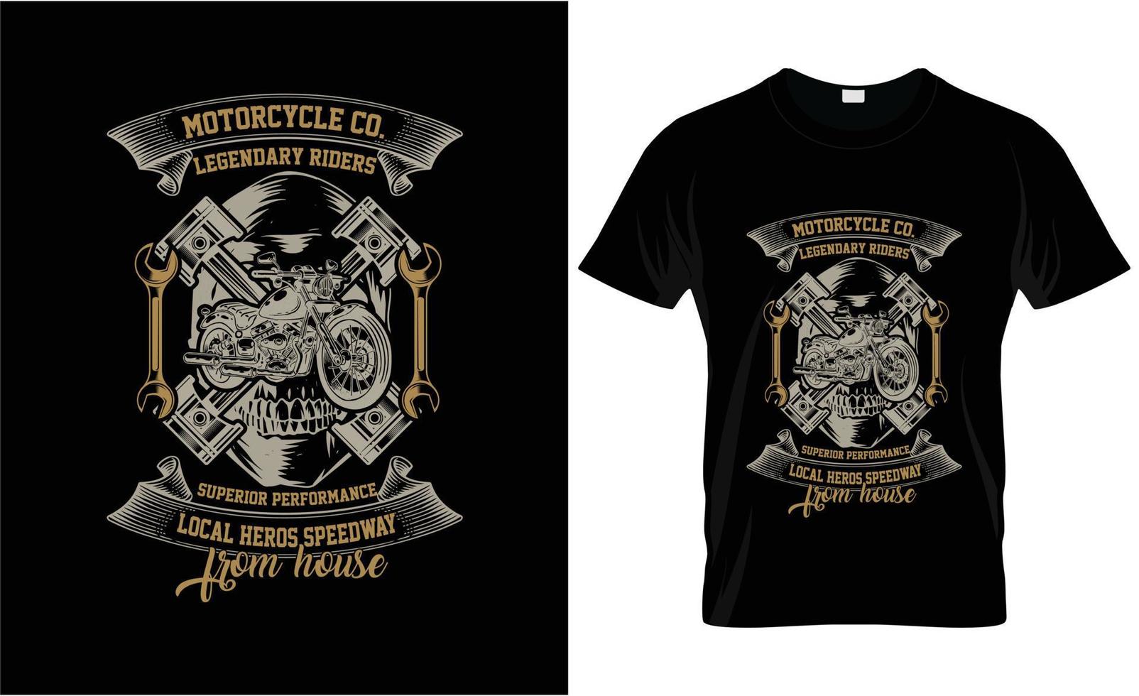 motocicleta clube Projeto para t camisa vetor