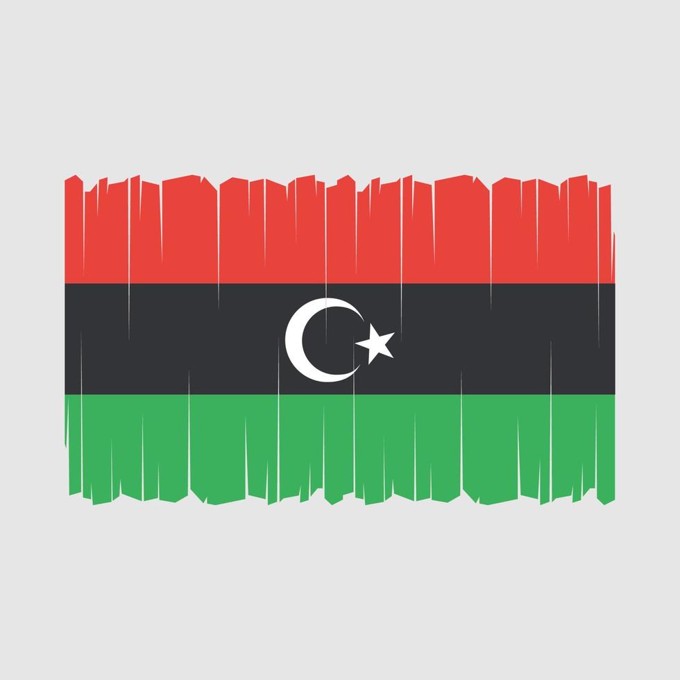 vetor da bandeira da libia