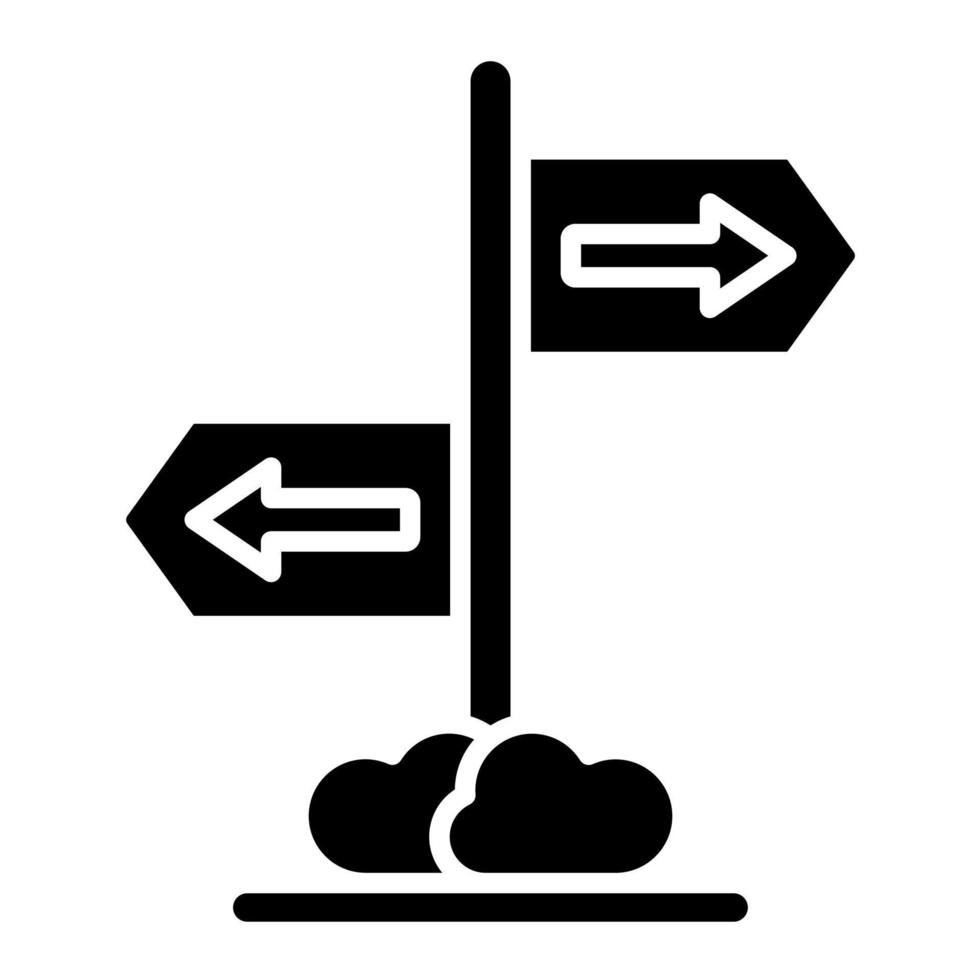ícone de vetor de sinalização