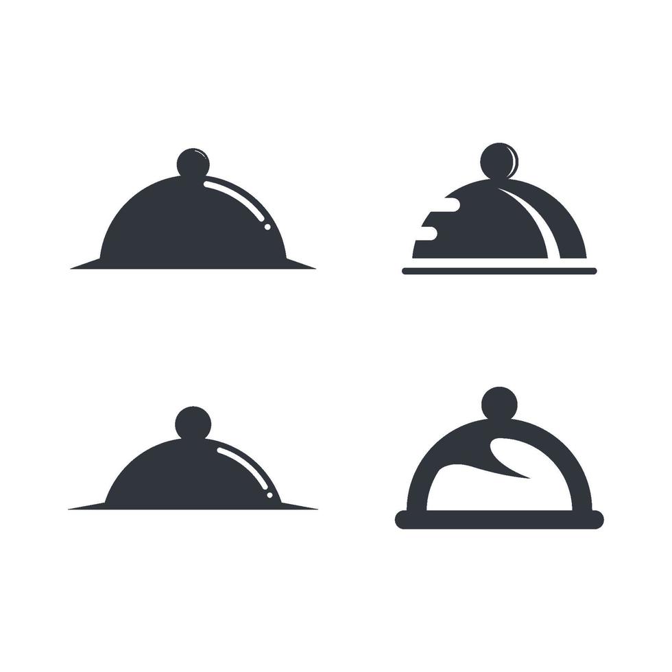 conjunto de imagens de logotipo de restaurante vetor