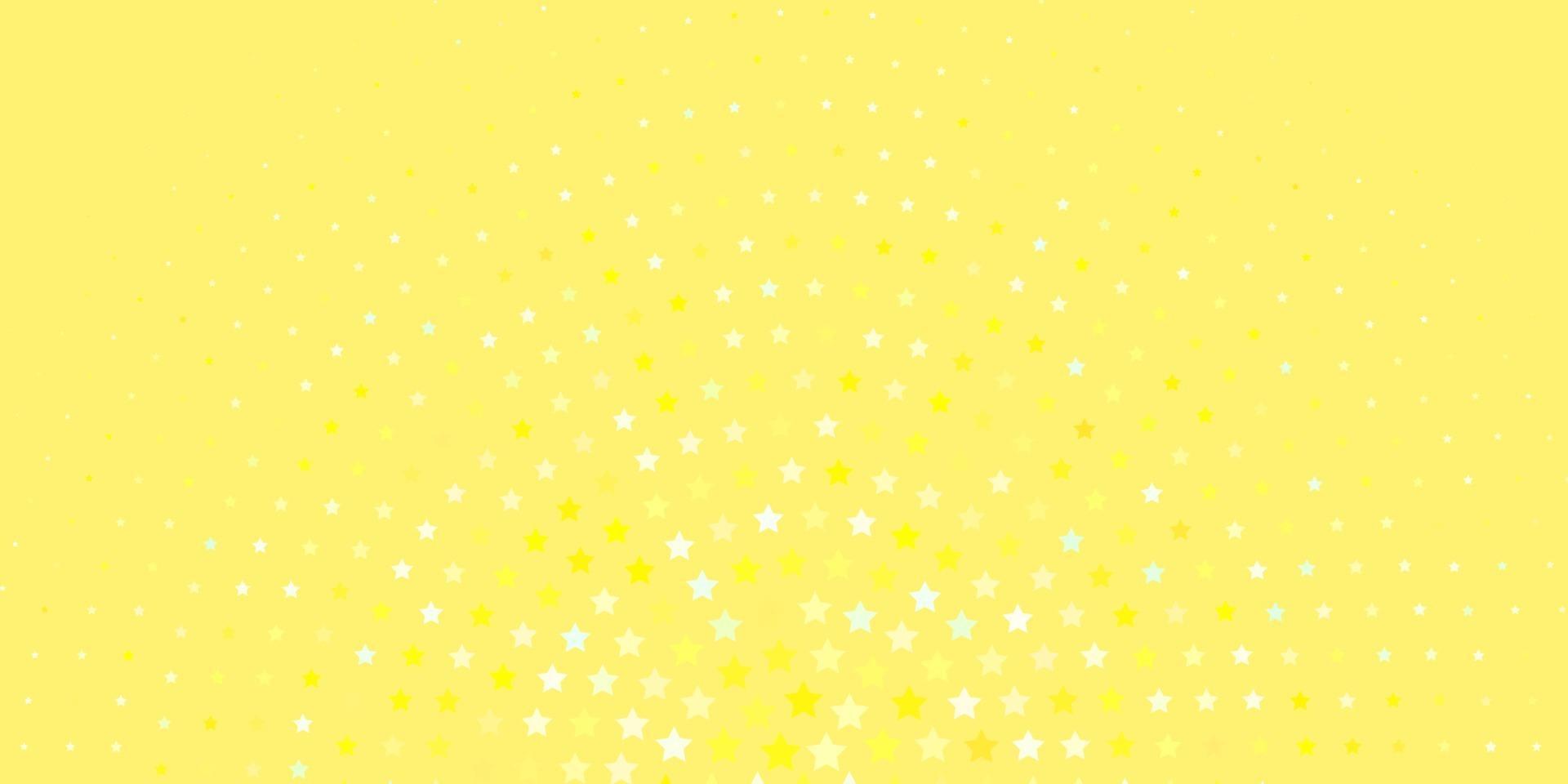 luz verde, amarelo padrão de vetor com estrelas abstratas.