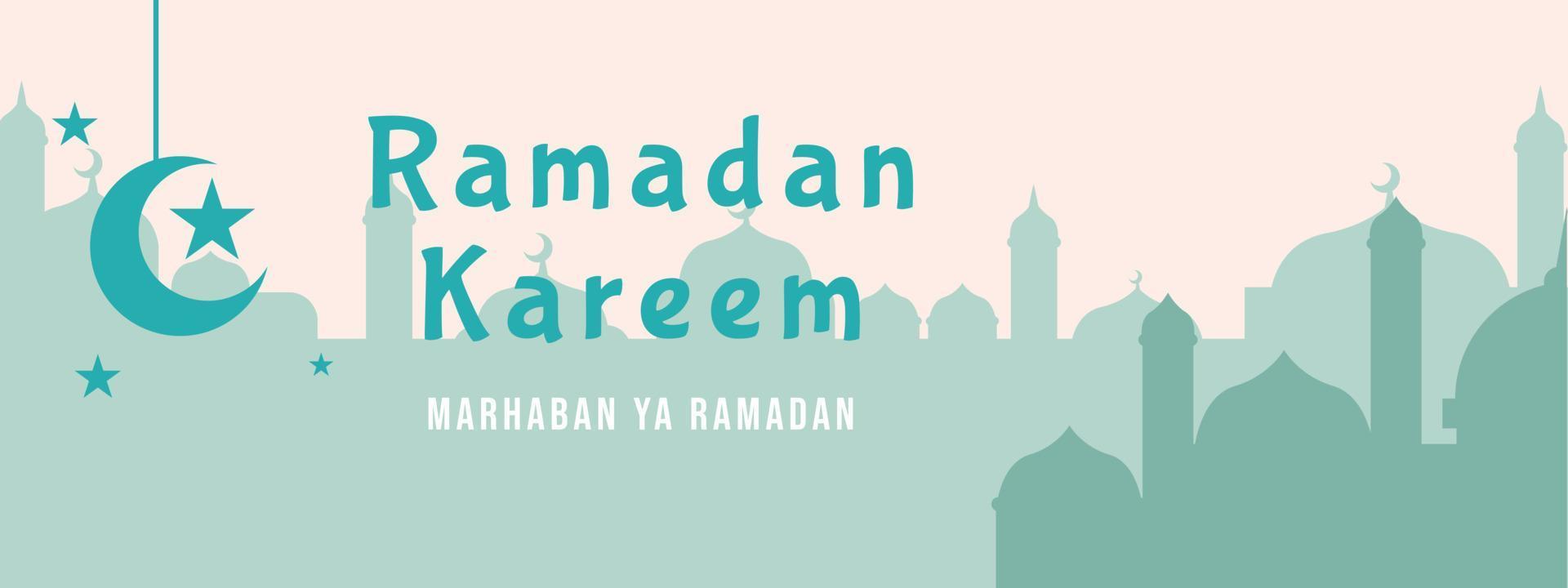 Ramadã fundo simples edição vetor