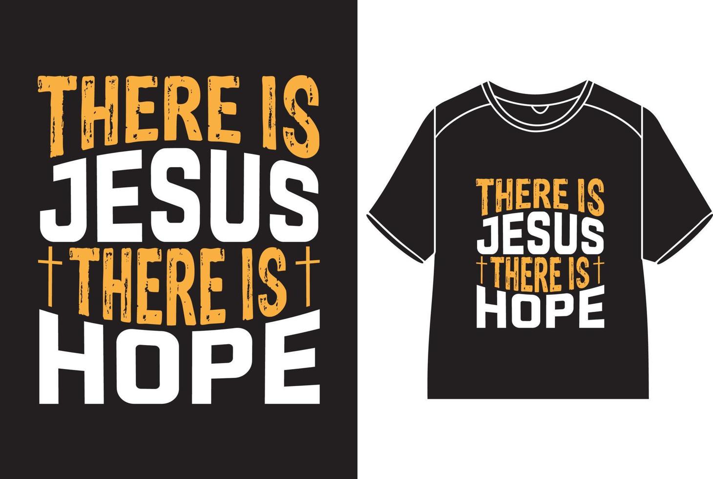 lá é Jesus lá é esperança camiseta Projeto vetor