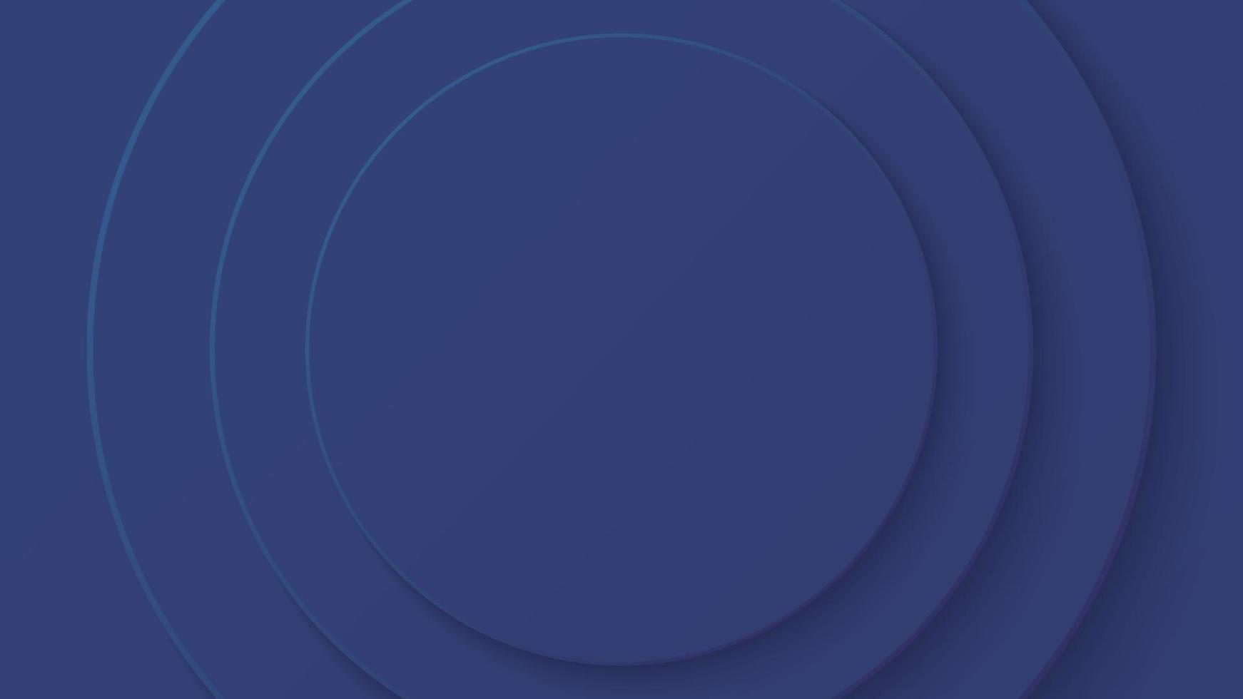 abstrato papel círculo Sombrio azul cor tendências fundo Projeto. vetor ilustração. eps10