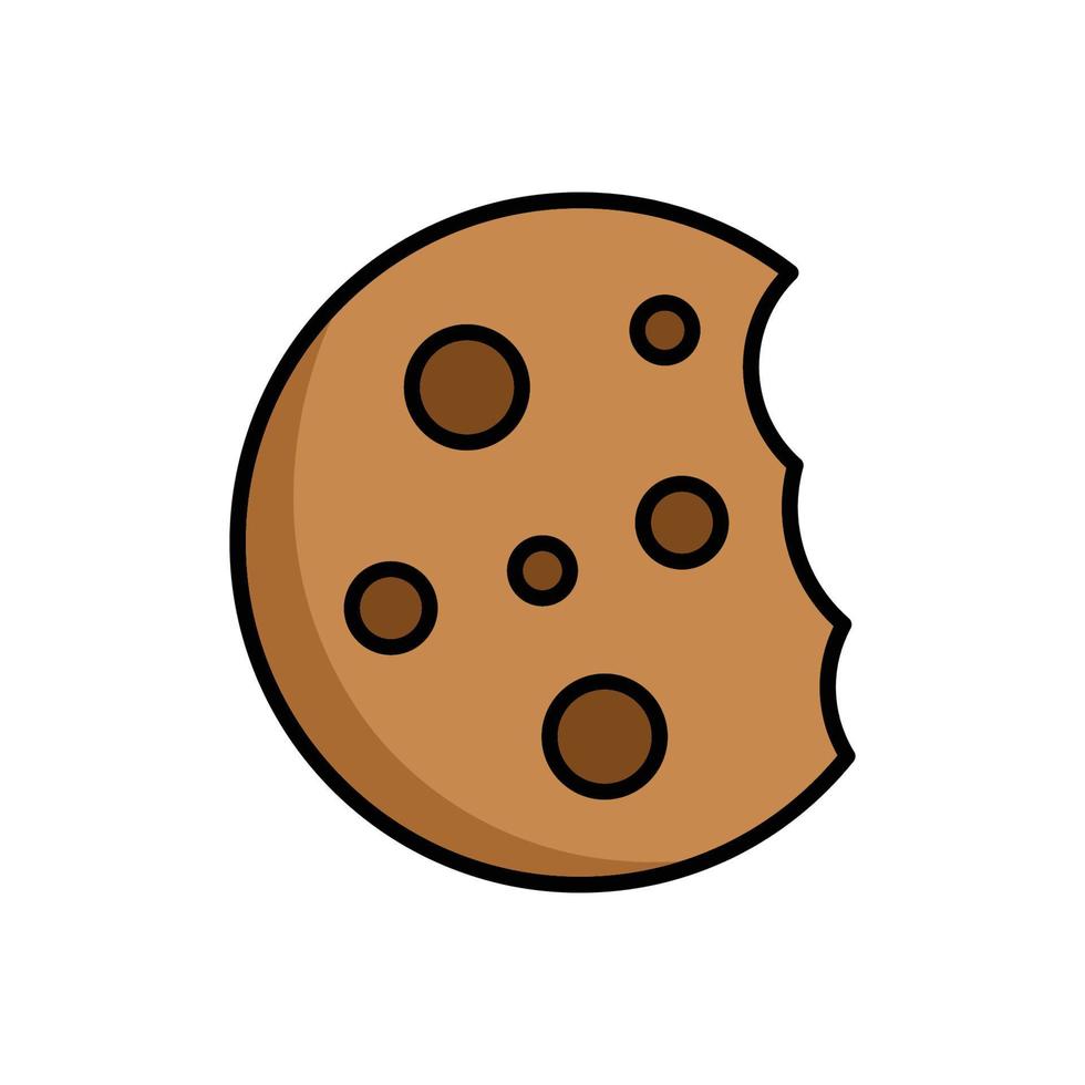 biscoitos ícone vetor Projeto modelo simples e moderno