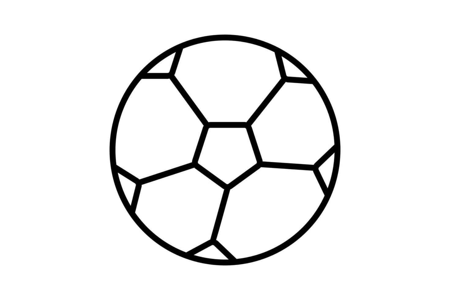 futebol ícone ilustração. ícone relacionado para esporte. esboço ícone estilo. simples vetor Projeto editável