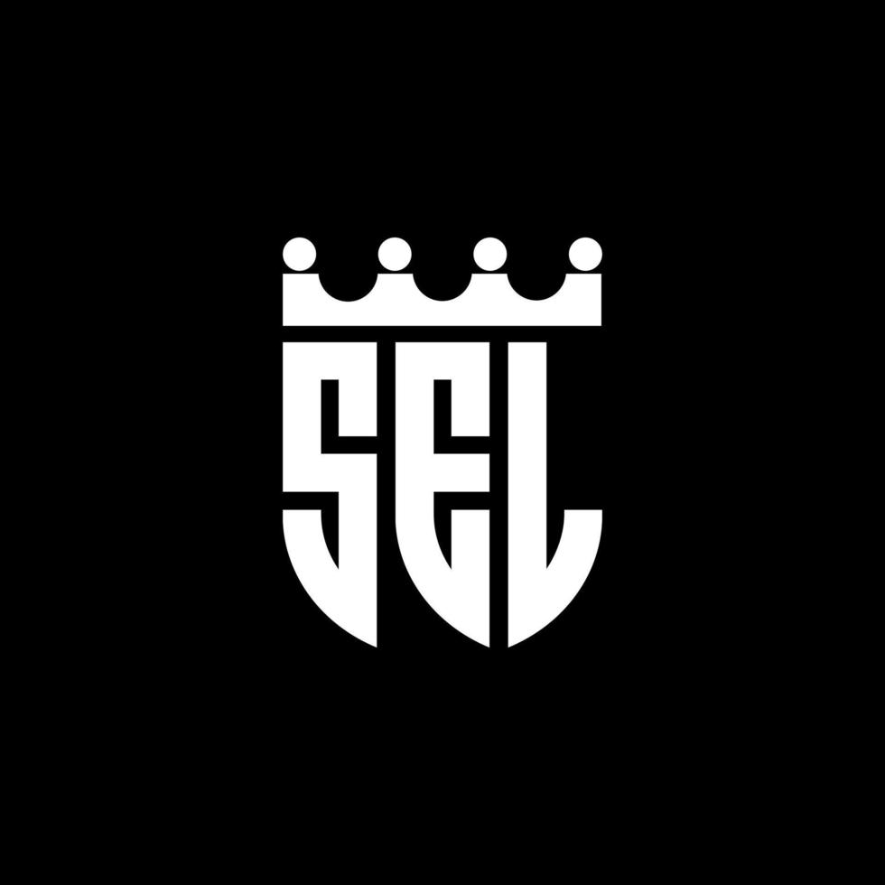 design de logotipo de carta sel na ilustração. logotipo vetorial, desenhos de caligrafia para logotipo, pôster, convite, etc. vetor