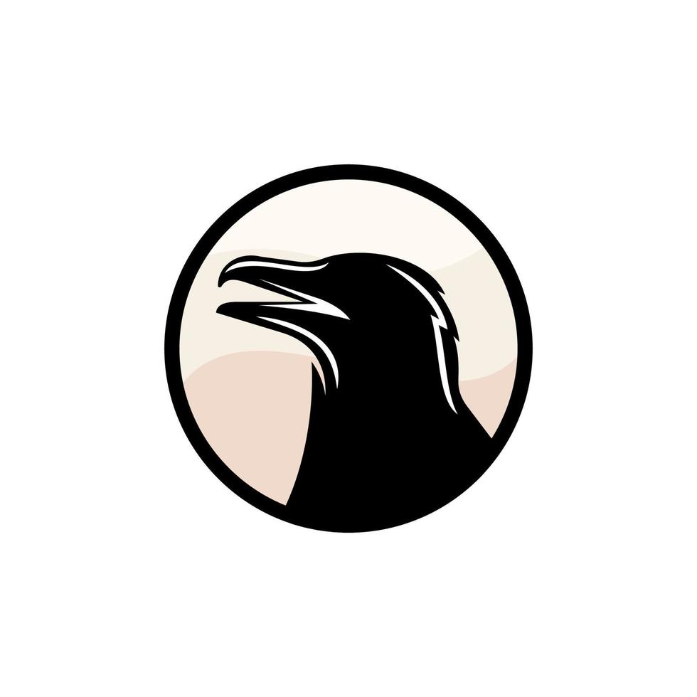 ótimo auk pássaro logotipo Projeto ícone. ótimo auk Projeto inspiração. vetor