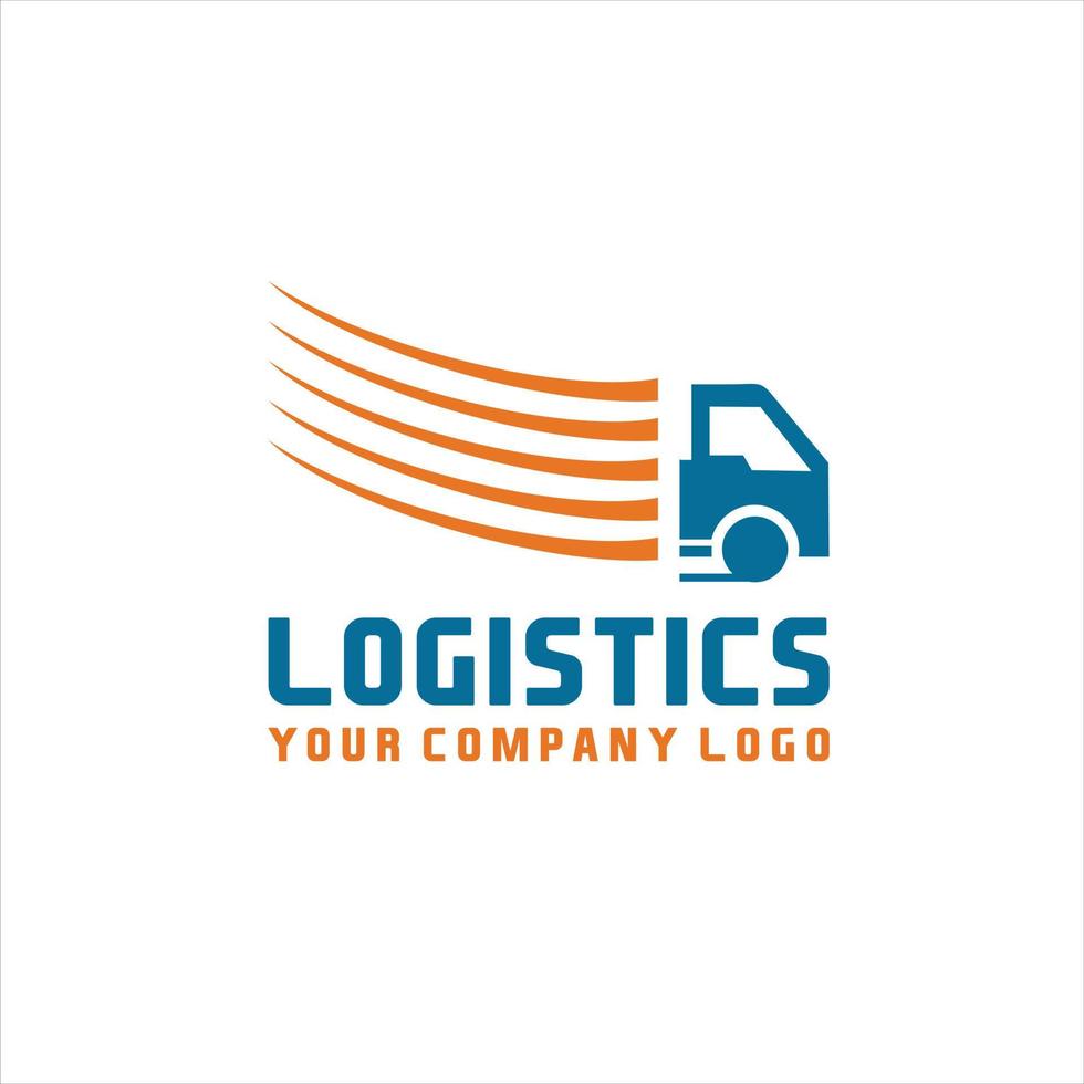 logística transporte logotipo vetor, velozes Entrega conceito ícone. simples 1 colori compras elemento ilustração. vetor símbolo Projeto a partir de loja coleção.