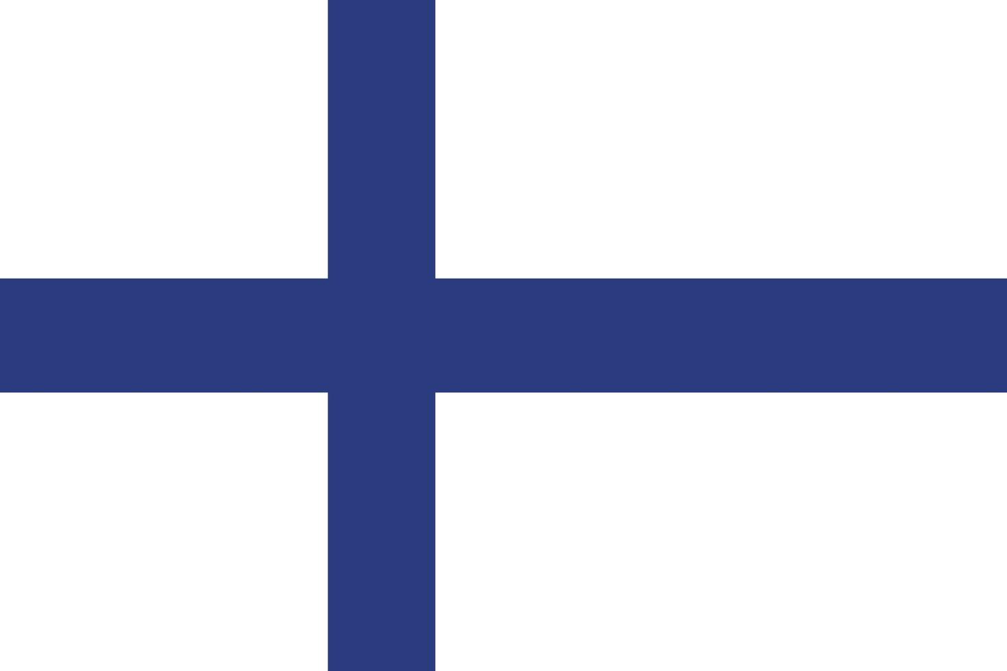 Finlândia bandeira. nacional Finlândia bandeira. livre vetor