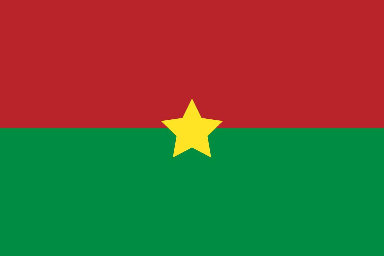 burkina faso oficialmente bandeira livre vetor