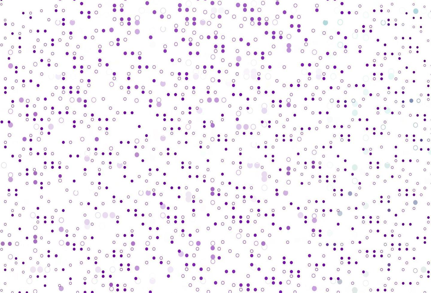 pano de fundo vector roxo claro com pontos.