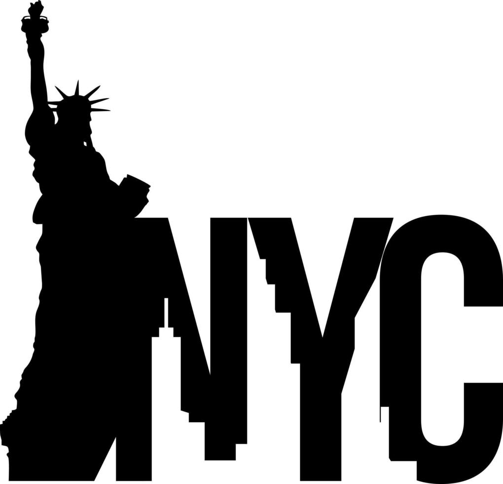 nyc logotipo símbolo Projeto vetor arte