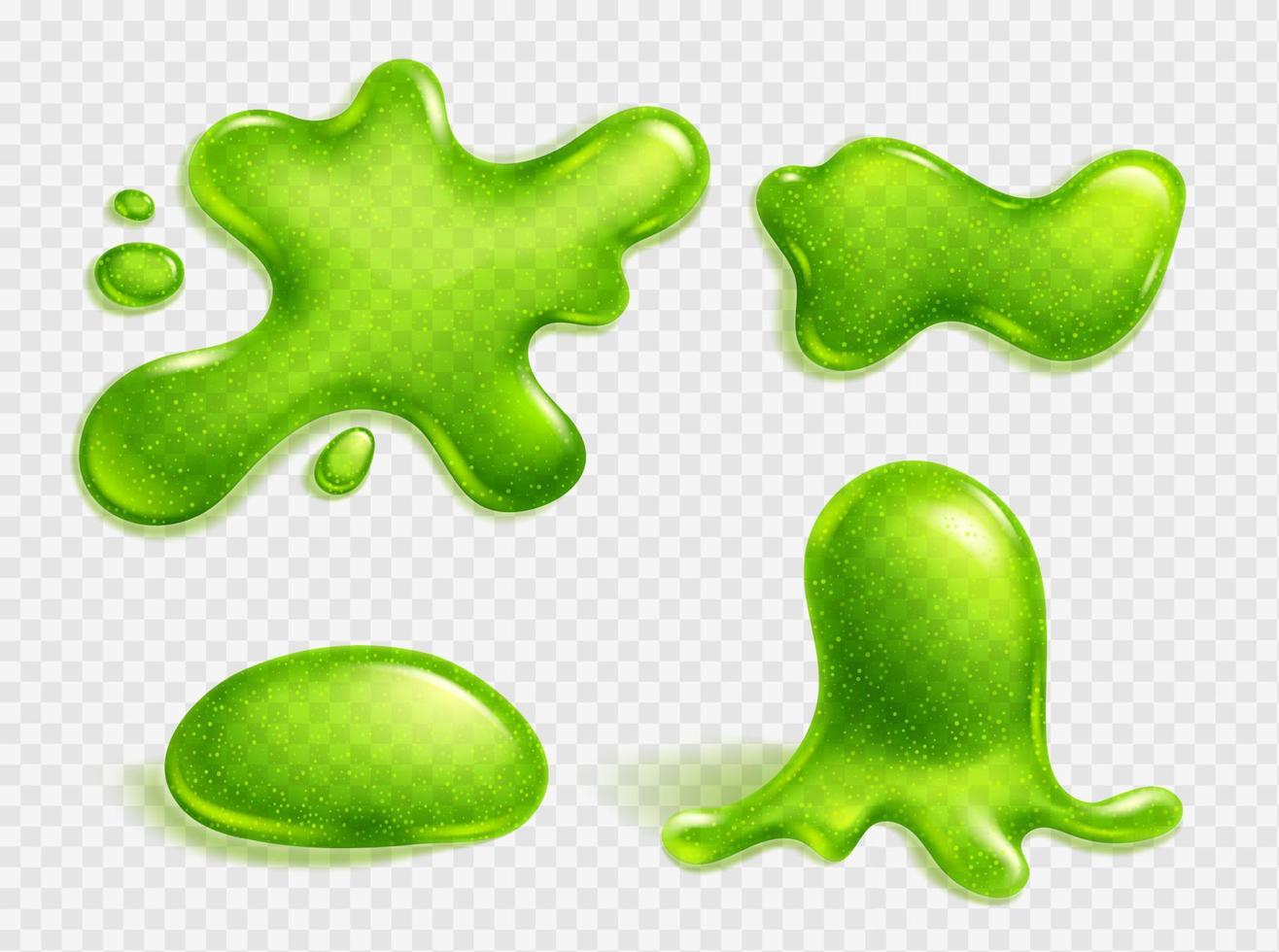 verde lodo bolha, geléia, líquido meleca mancha ou cola vetor