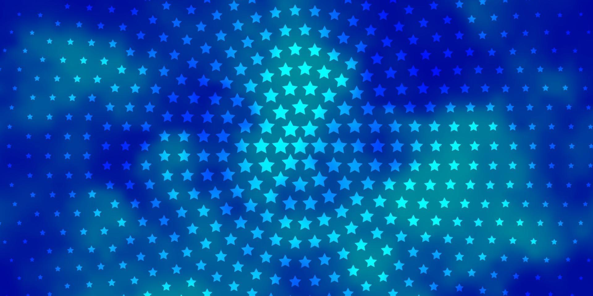 textura vector azul claro com lindas estrelas.